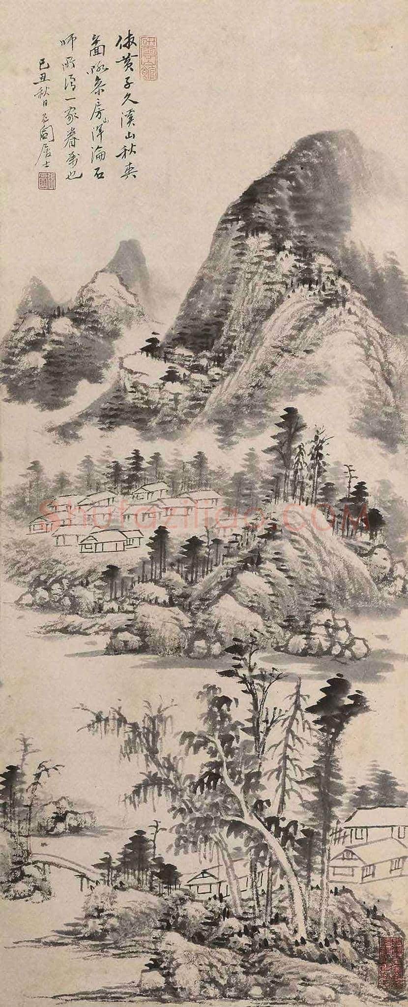 张石园山水画作品欣赏 | 书画文摘