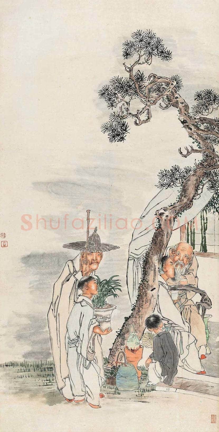 钱慧安作品欣赏 | 书画资料