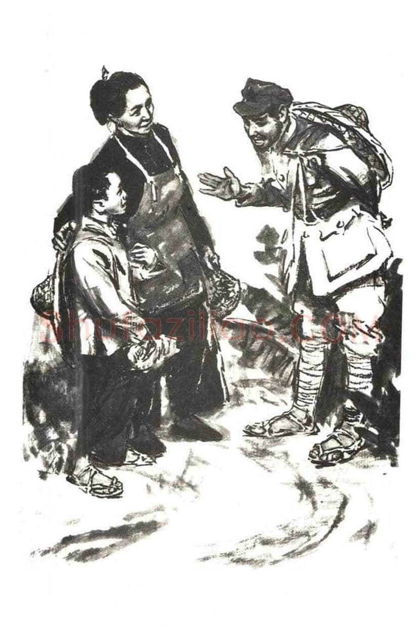 红色画家董辰生的插图作品欣赏 | 书画学堂
