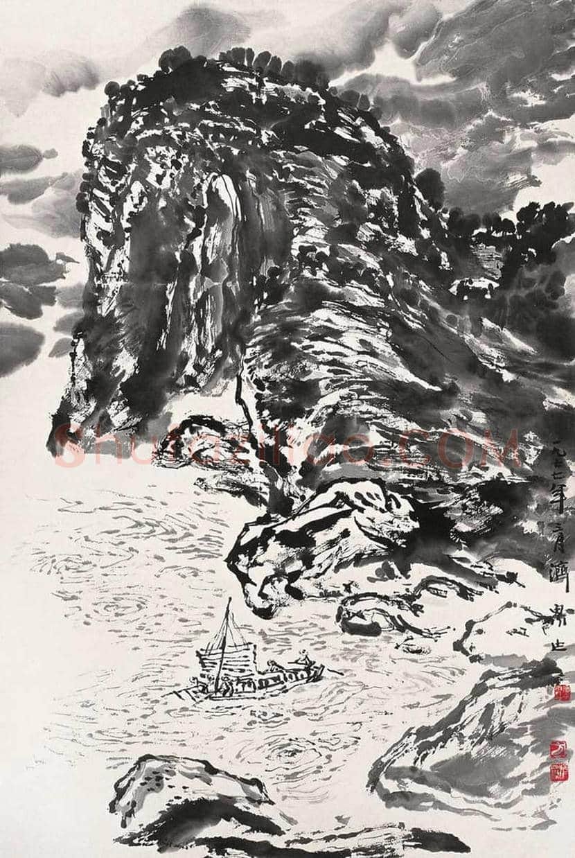方济众山水画作品欣赏 | 书画学堂