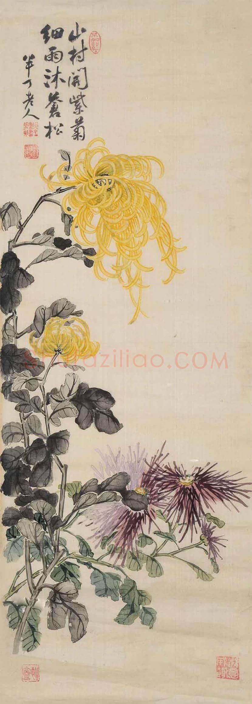 陈半丁花鸟作品欣赏 | 书画文摘