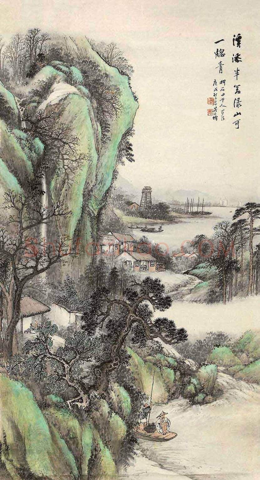 吴石仙山水画欣赏 | 书画科普