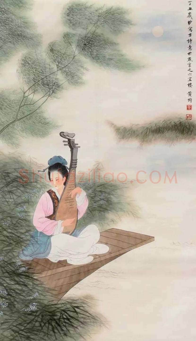 黄均工笔人物画欣赏 | 书画资料