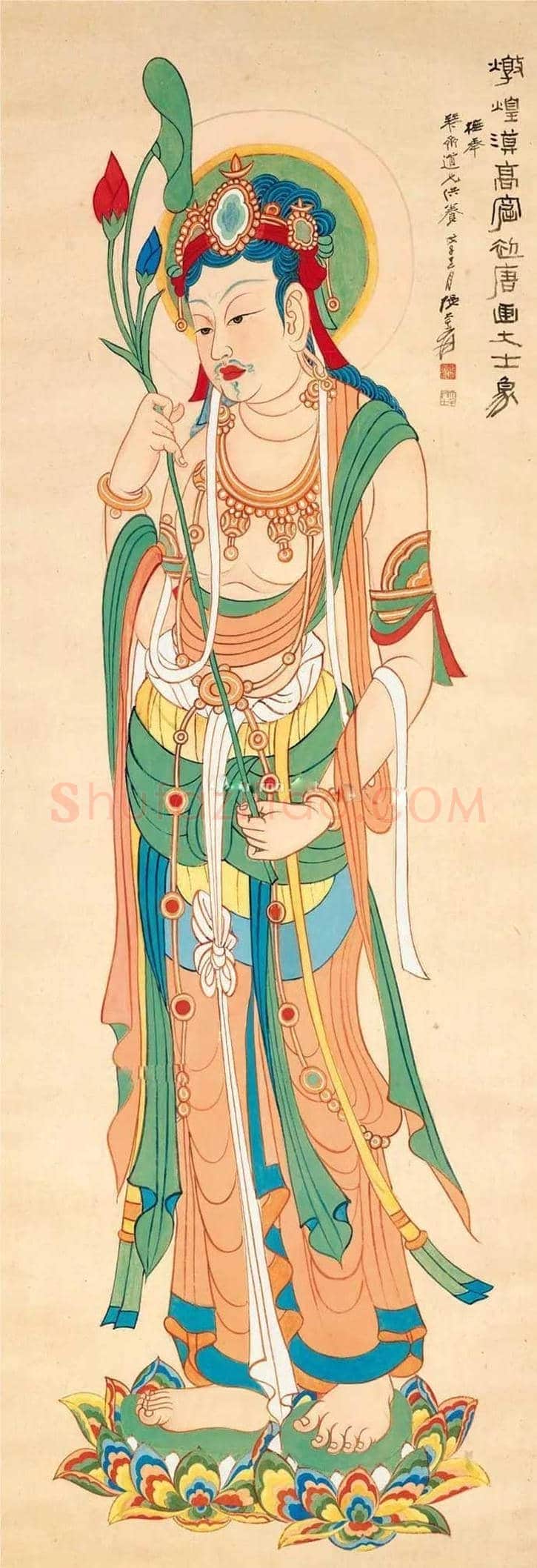 张大千宗教题材作品市场价格 | 书画科普