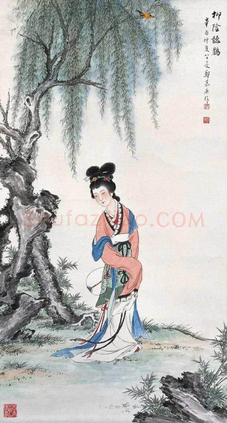 郑慕康人物画作品欣赏 | 书画资料