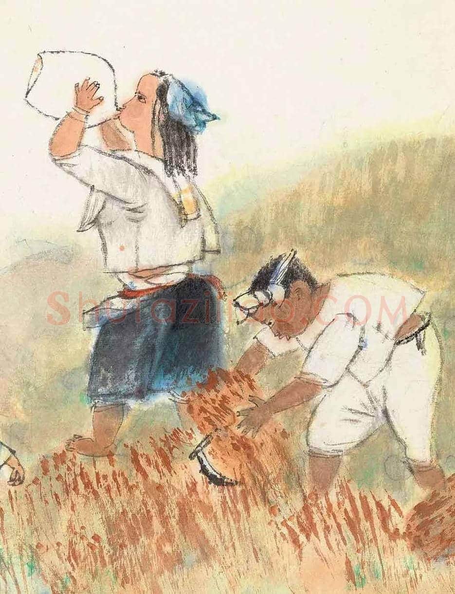 从周思聪《秋收图》来看她笔下的彝族女子 | 书画学堂