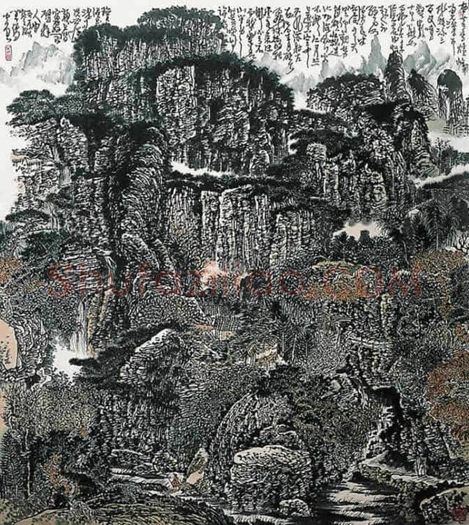 绘画奇人黄秋园作品欣赏(100幅) | 书画百科