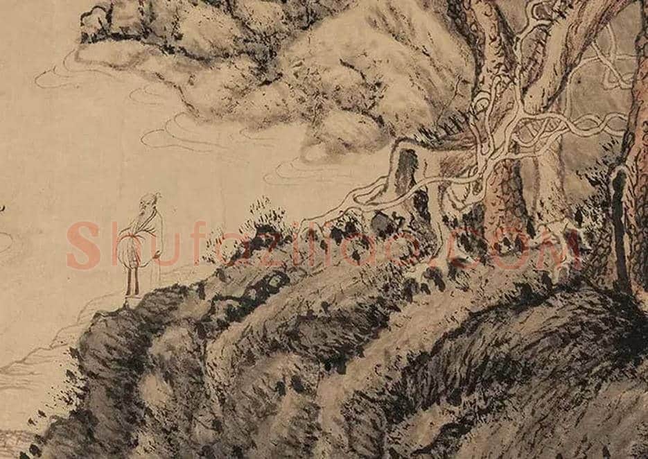 沈周作品《庐山高图》欣赏 | 书画学堂