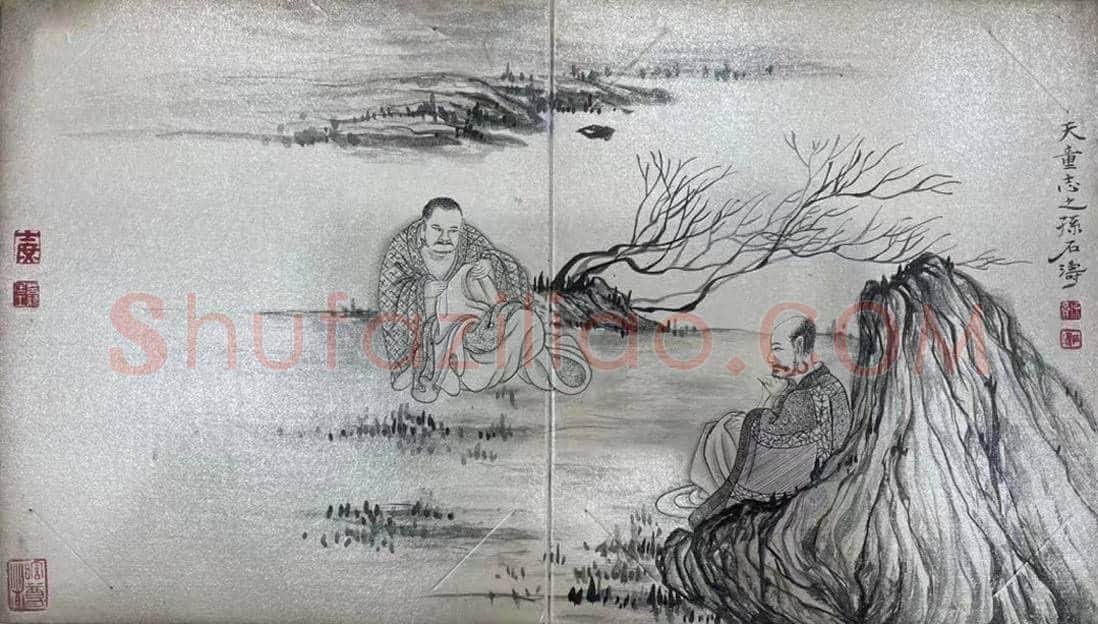 方士庶旧藏——石涛《罗汉册》 | 国画欣赏