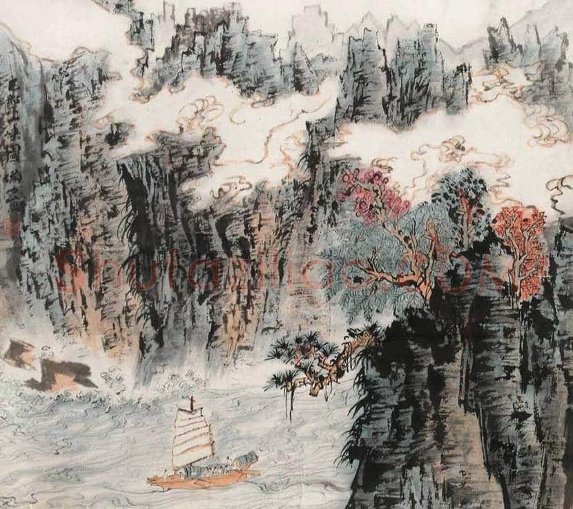 陆俨少山水画作品欣赏 | 书画学堂