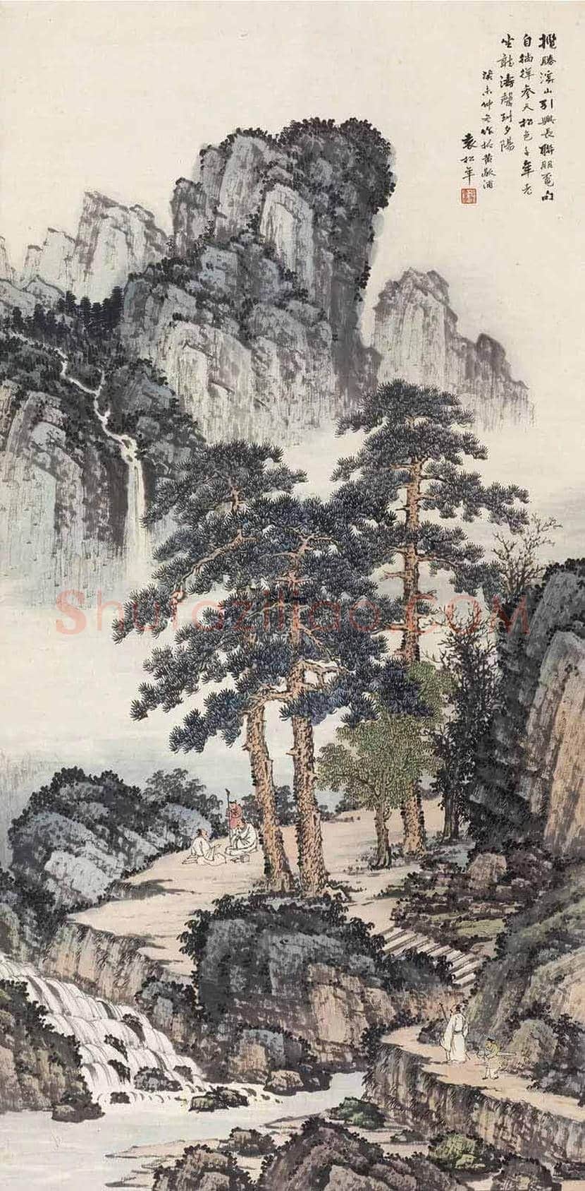 袁松年山水画作品欣赏 | 书画讲解