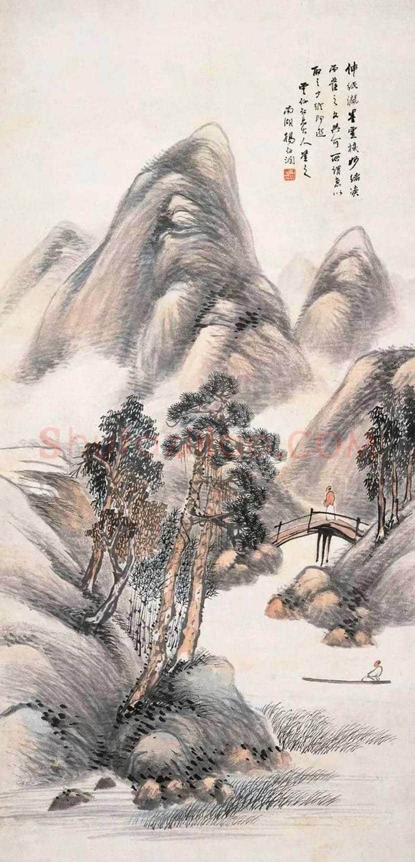 杨伯润山水画欣赏 | 书画知识