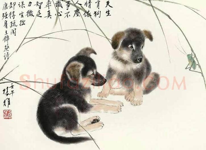 方楚雄工笔动物欣赏,很有乡土气息 | 书画资料