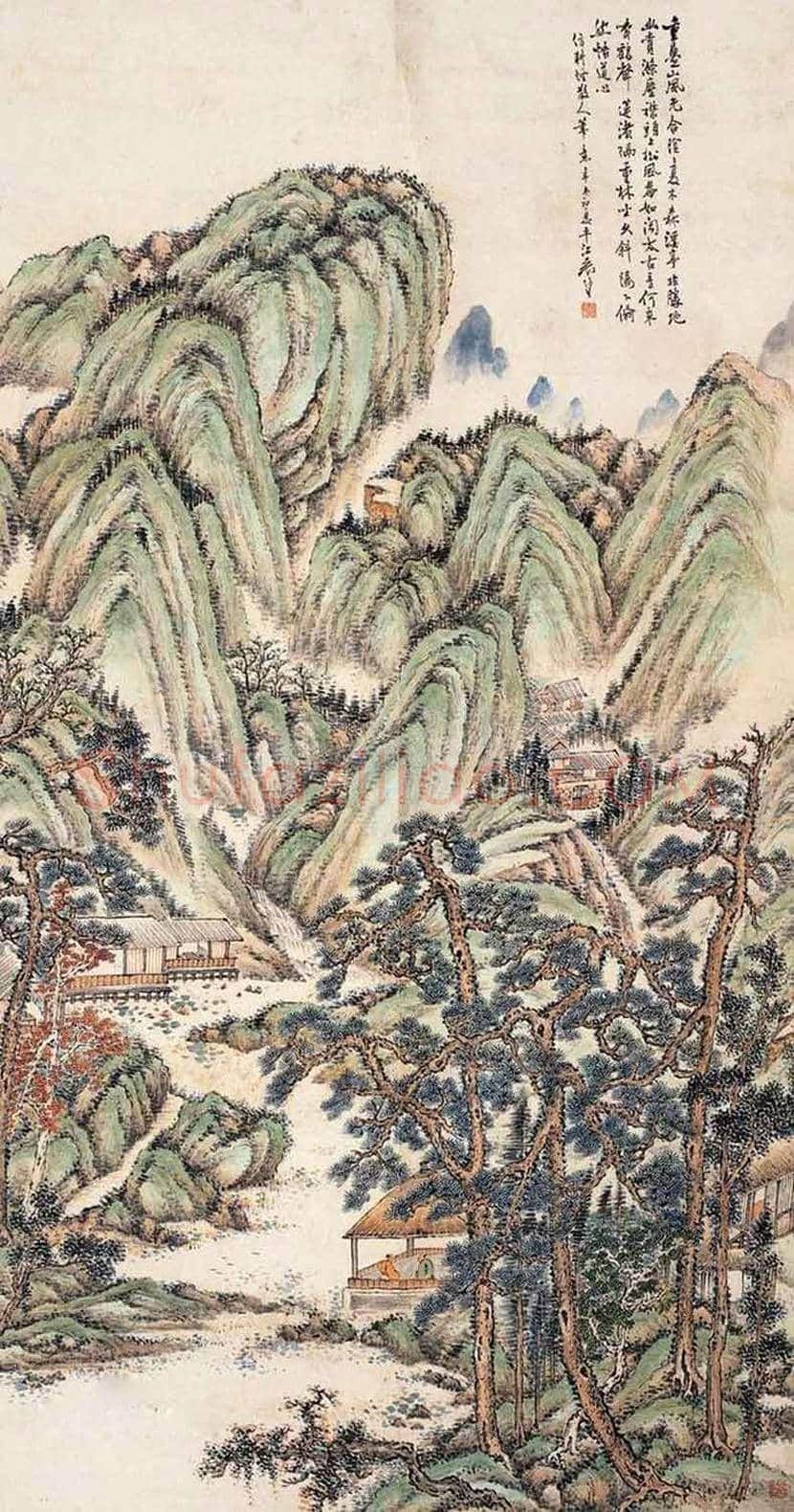 袁培基山水画欣赏 | 书画学堂