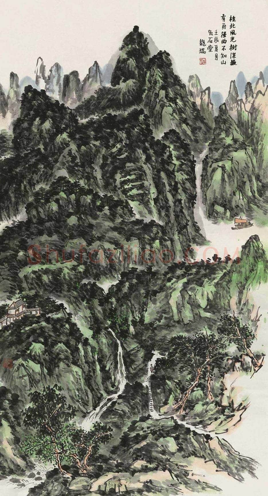 龙瑞山水画拍卖价格,多少钱一平尺? | 书画学堂