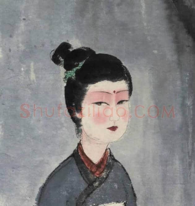 傅抱石仕女图《游春》在诗意中等你 | 书画文摘