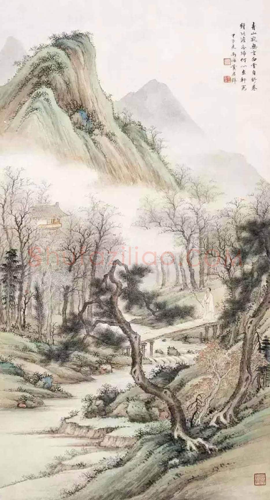 黄君璧山水画欣赏 | 书画知识