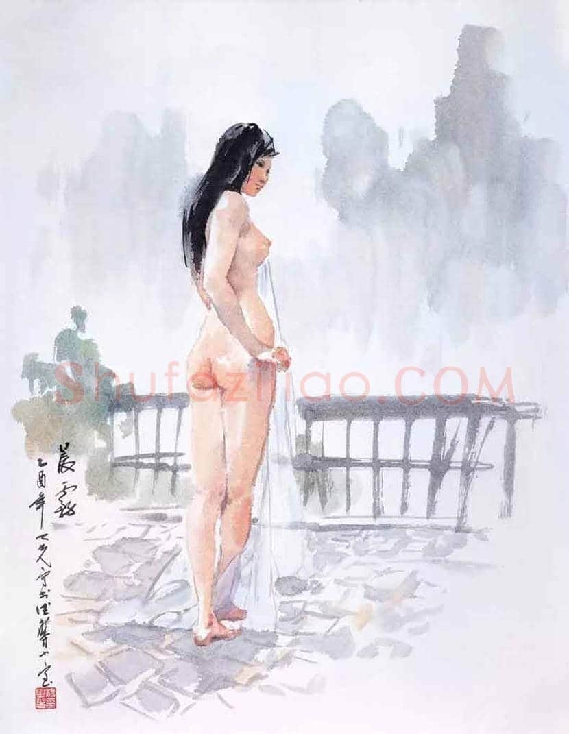 杨之光《女人体写生》,当代没骨人体第一人 | 书画资料