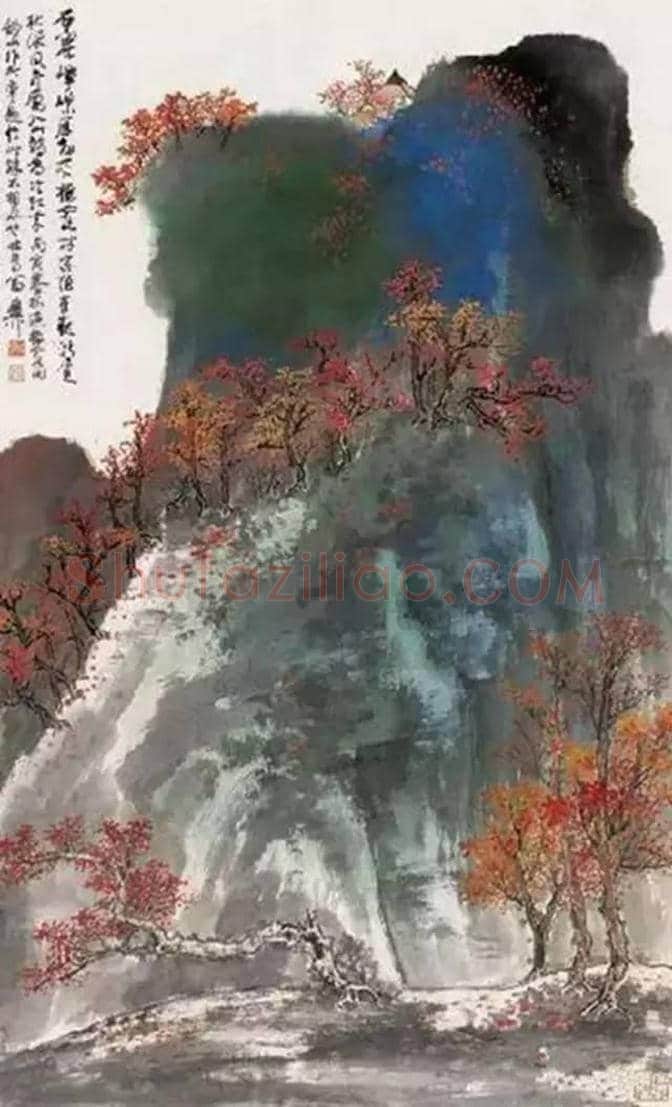 谢稚柳的泼彩作品欣赏 | 书画常识