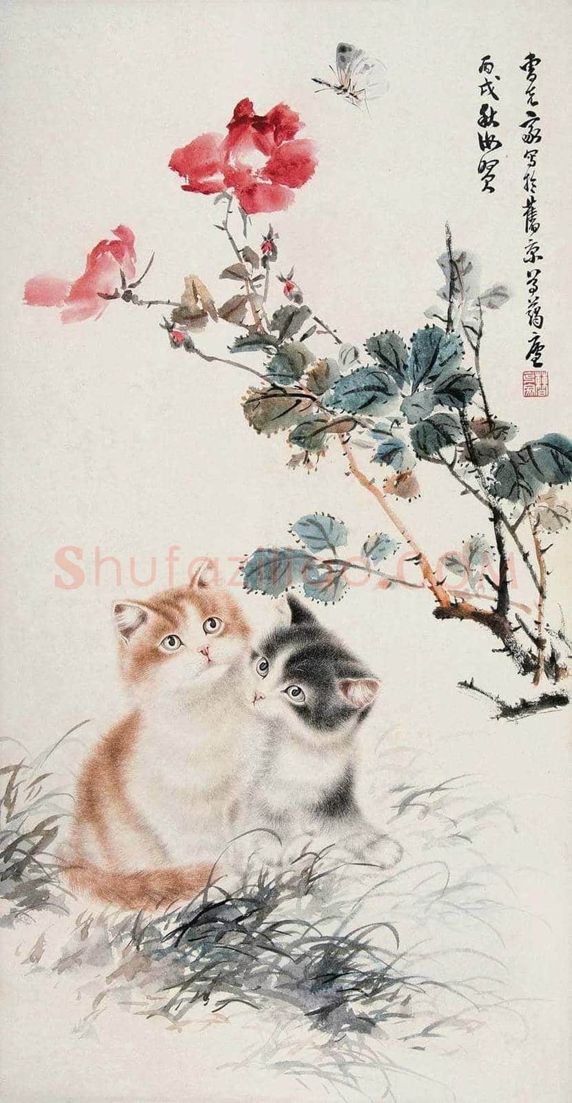 名家画猫作品欣赏 | 书画文摘