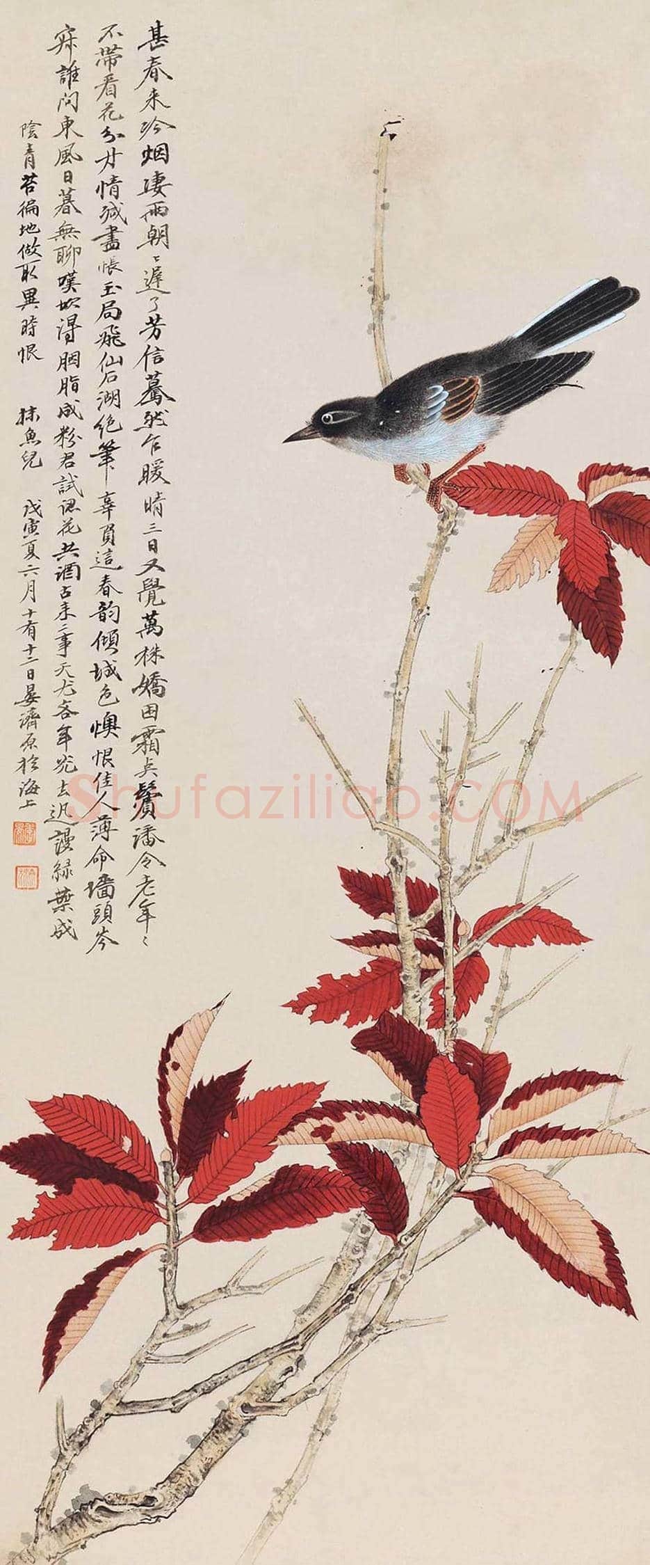 晏济元花鸟画欣赏 | 书画学堂
