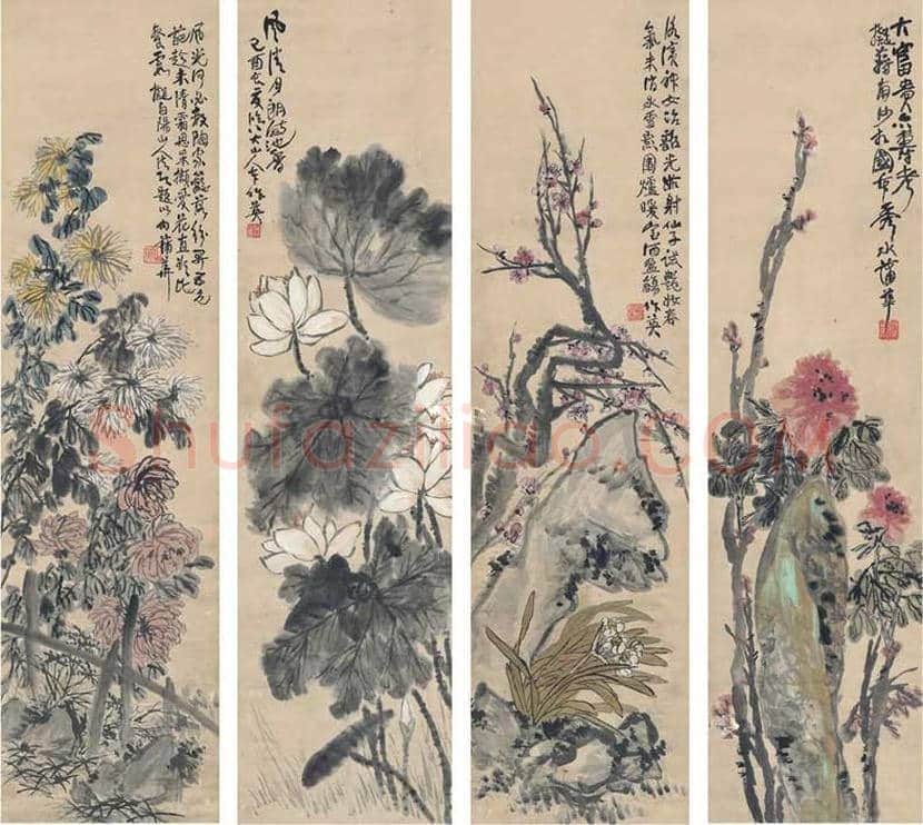 蒲华作品欣赏 | 书画资料