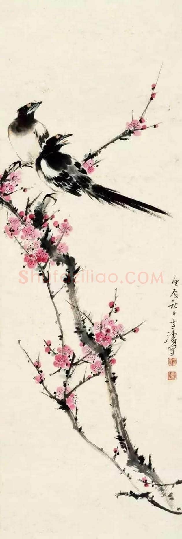 王雪涛梅花作品欣赏 | 灵性画梅 | 书画常识