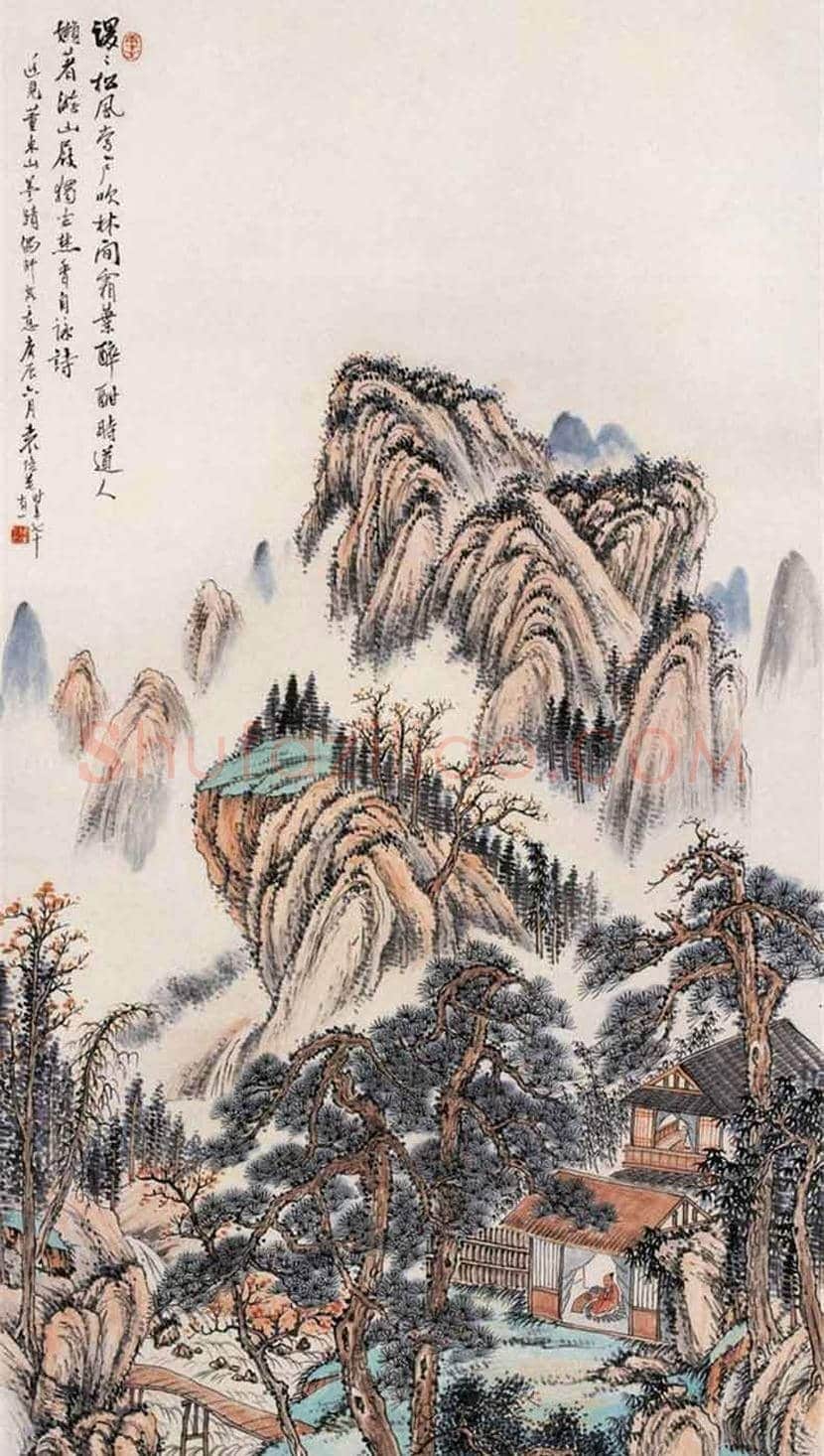 袁培基山水画欣赏 | 书画学堂
