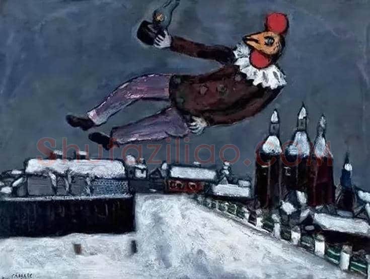 夏加尔绘画作品欣赏 | 书画知识