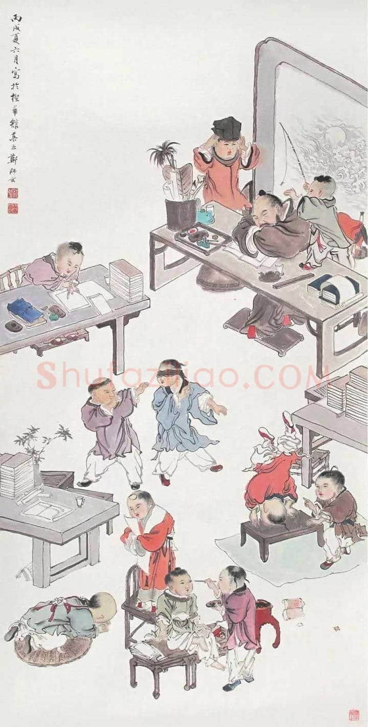 郑慕康人物画作品欣赏 | 书画资料