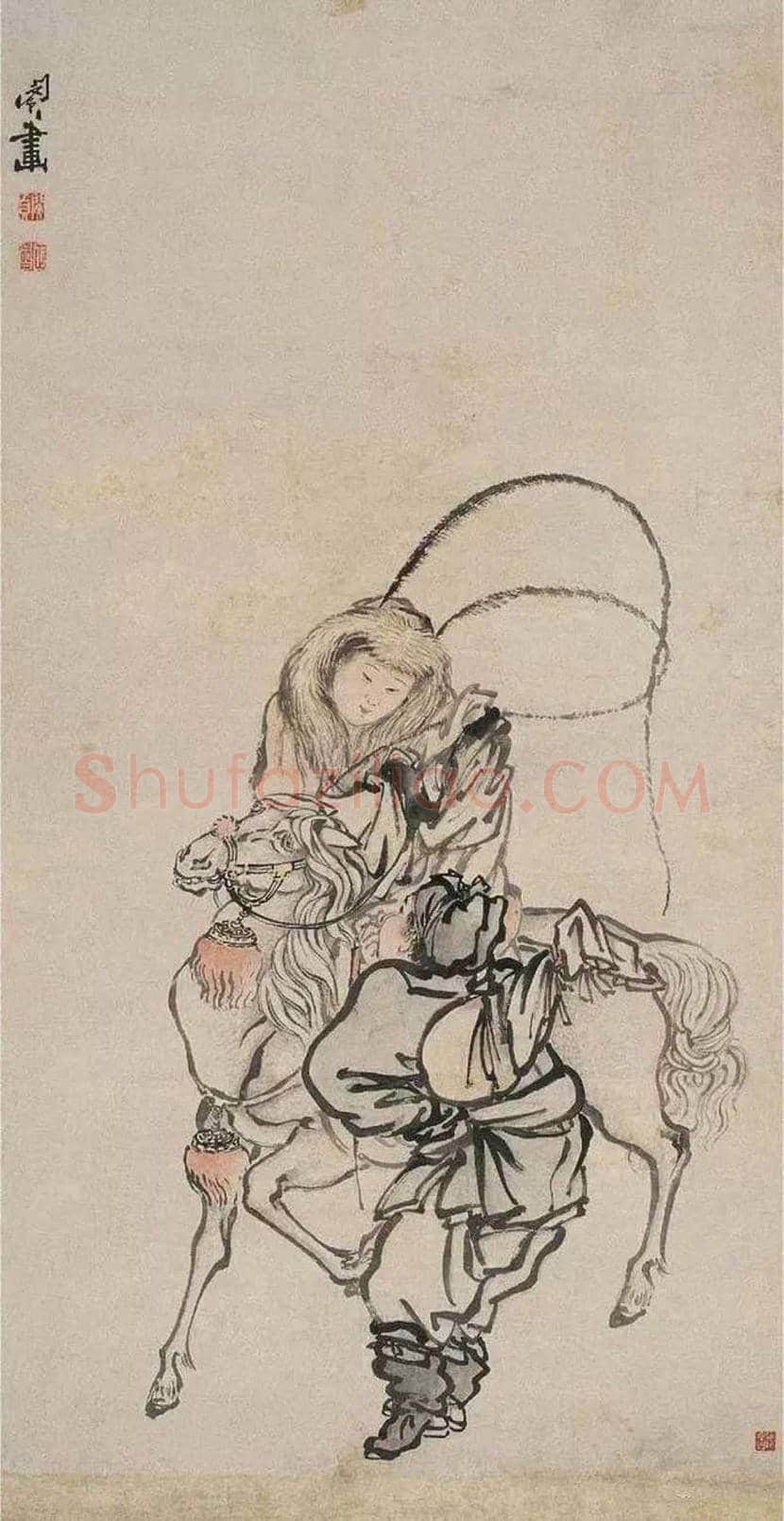 闵贞人物画欣赏 | 书画知识