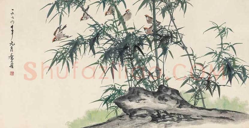 乔木花鸟作品欣赏 | 书画百科
