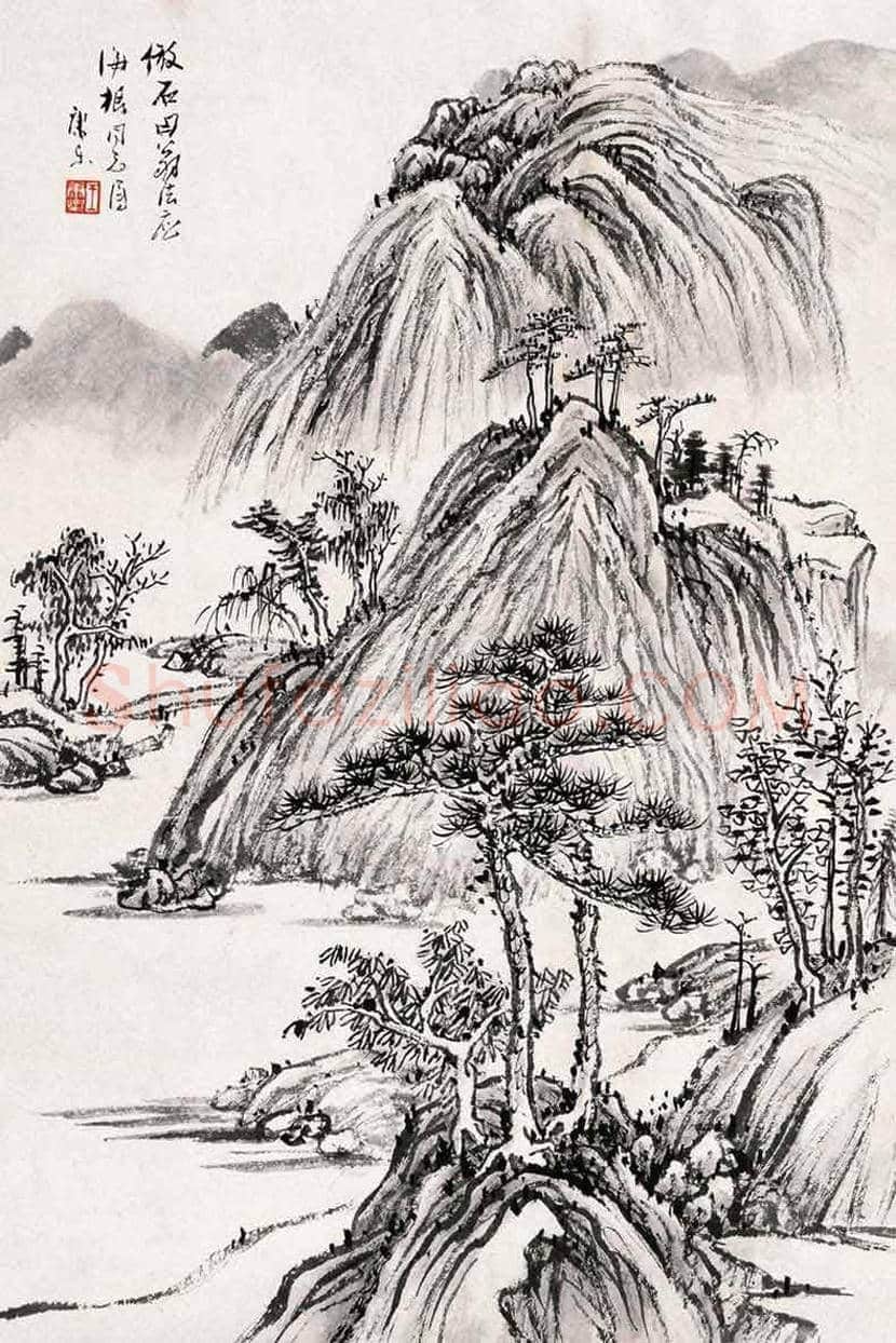 王康乐山水画作品欣赏 | 书画常识