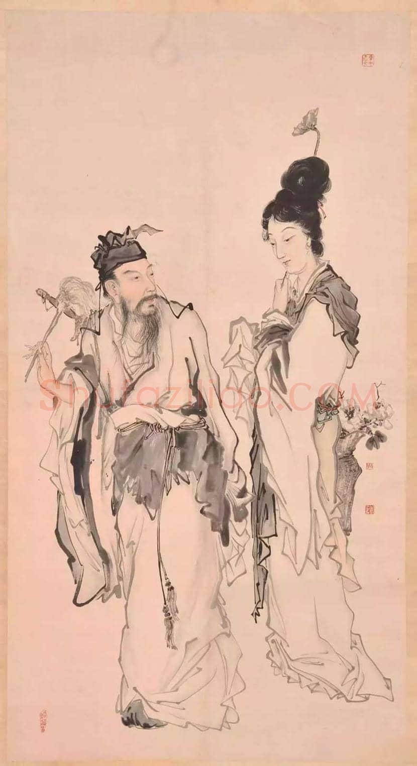 黄羲人物画作品欣赏 | 书画常识