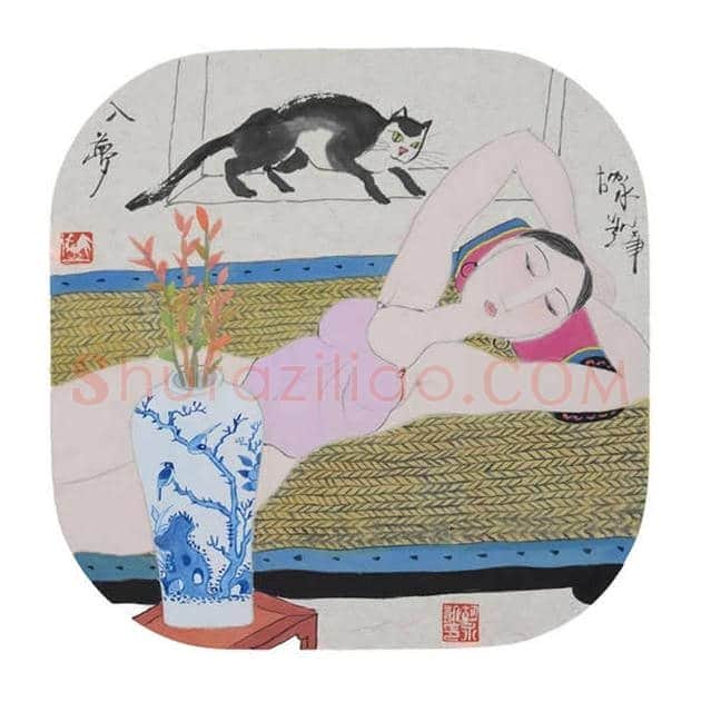 胡永凯作品欣赏-美人依旧 | 书画文摘