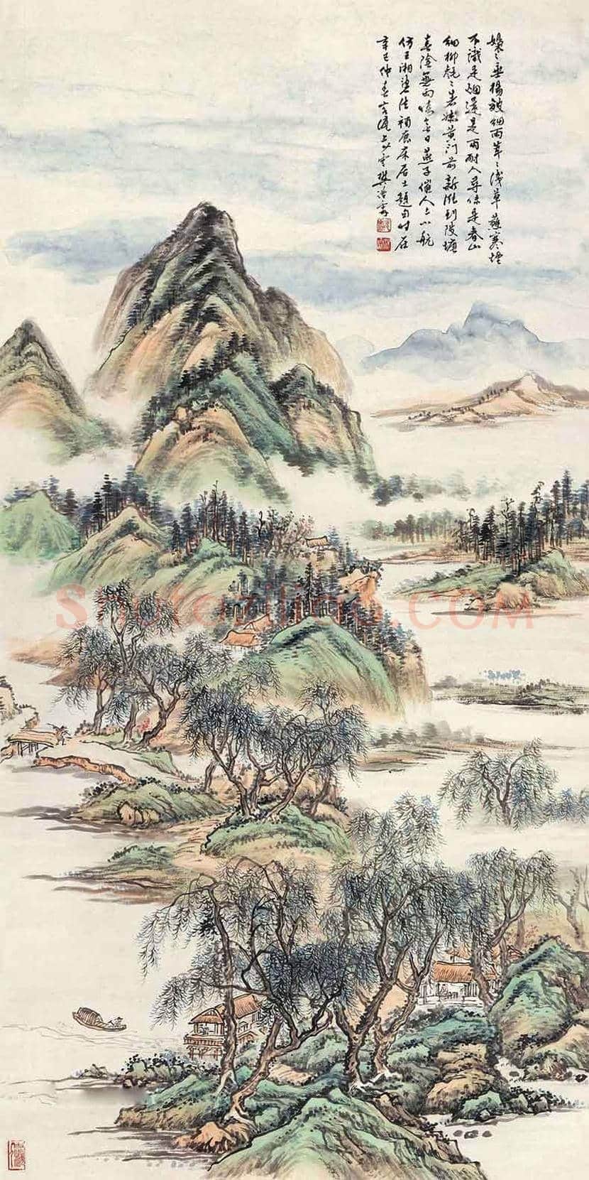 樊浩霖山水画欣赏 | 书画学堂
