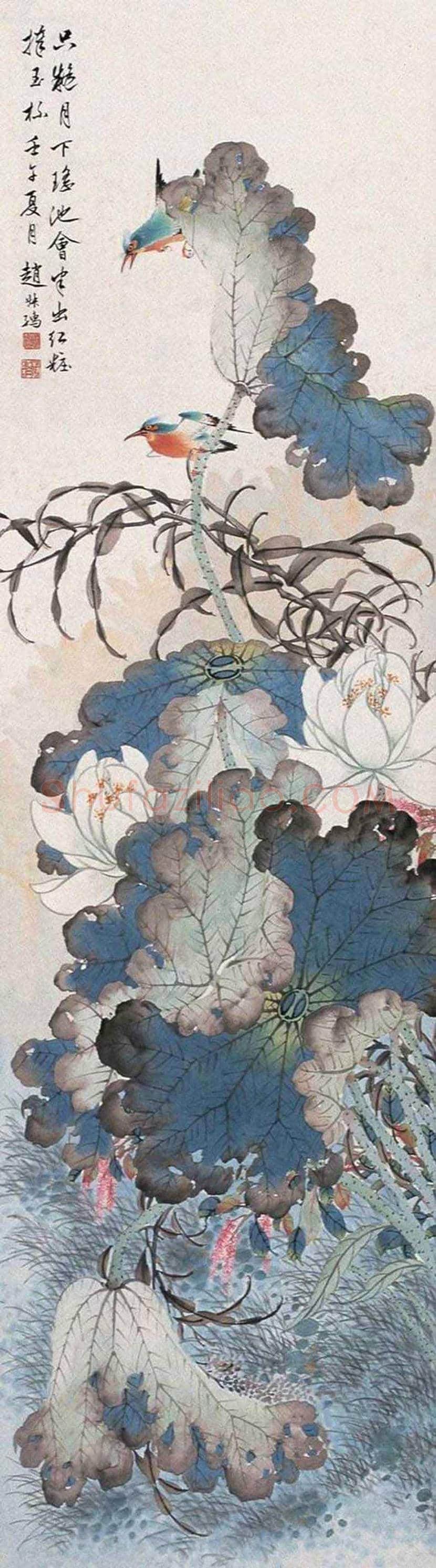 赵叔孺花鸟画欣赏 | 书画科普