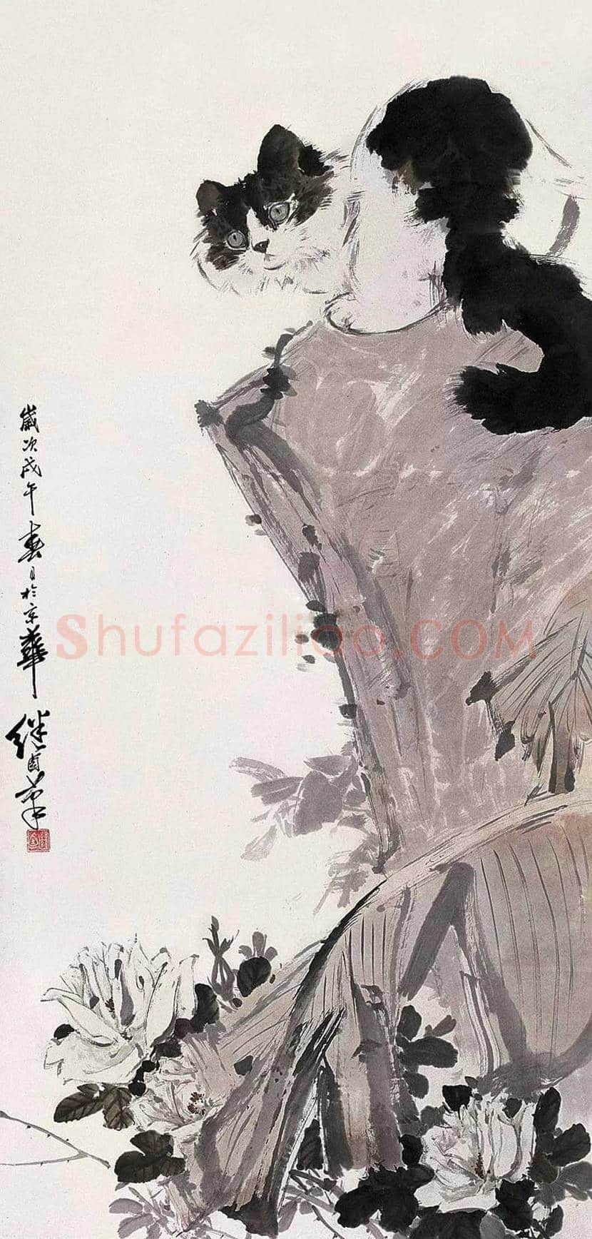 名家画猫作品欣赏 | 书画文摘