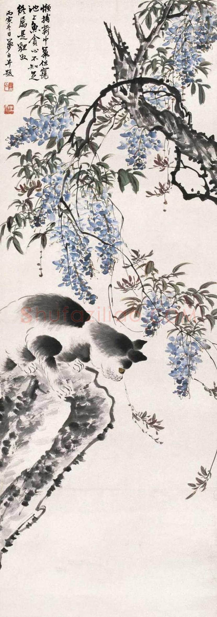 王梦白花鸟画作品欣赏 | 书画讲解