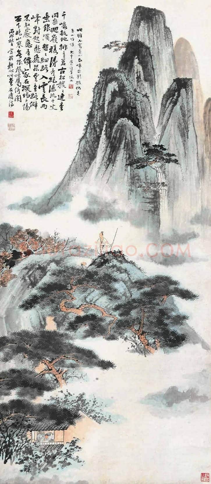 张大千仿石涛作品到底值多少钱？ | 书画文摘