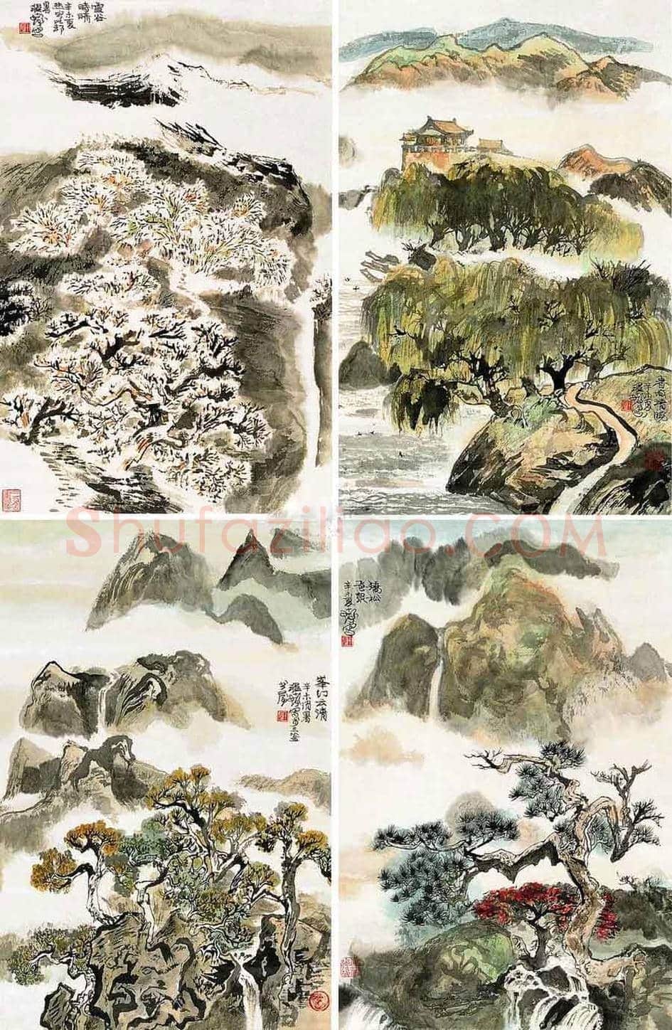 程十发山水画欣赏 | 书画资料