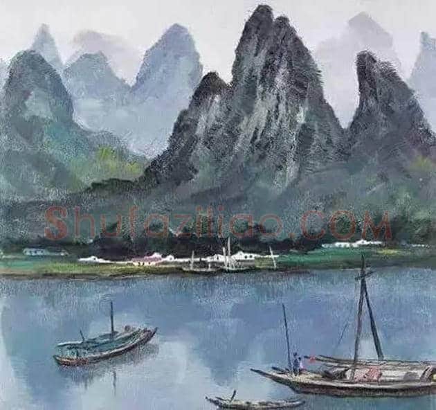 李可染、徐悲鸿、吴冠中等三位大师画漓江 | 书画学堂