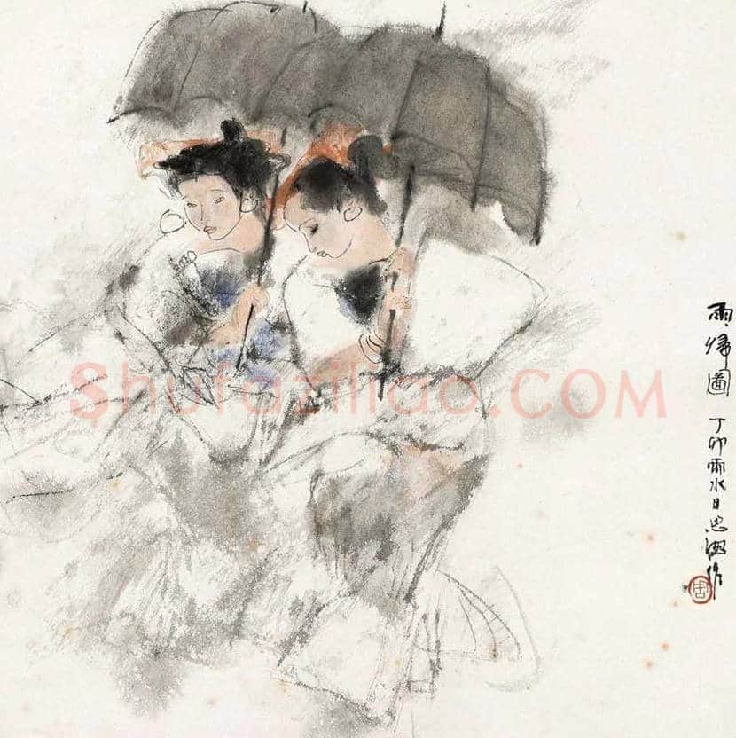 周思聪人物画作品欣赏 | 书画讲解