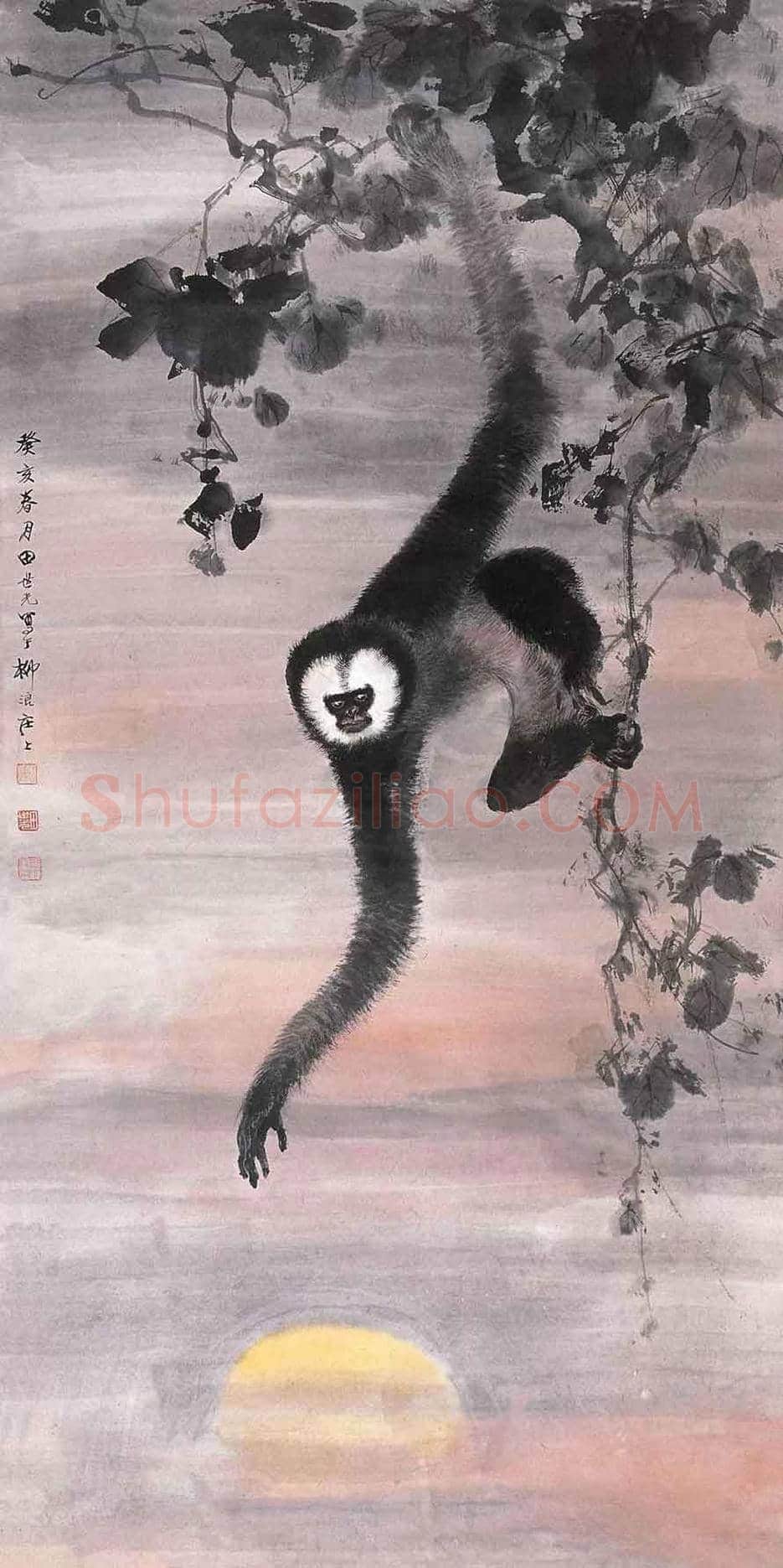 田世光猿猴作品精选 | 书画文摘