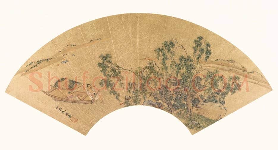 仇英扇面作品图赏 | 传世国画赏析