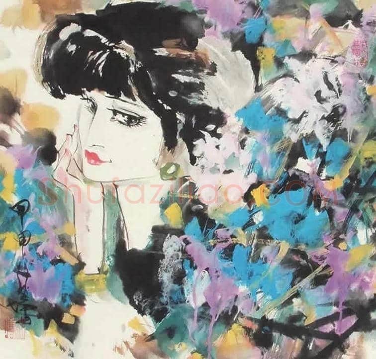 林墉精品水墨人物作品欣赏 | 书画讲解