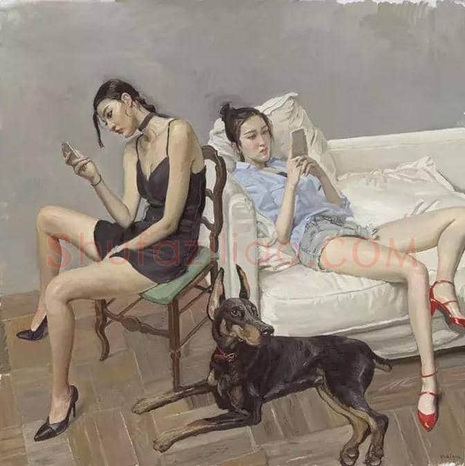 陈丹青作品:有一种优雅而朴素，睿智而率真的气质 | 书画百科