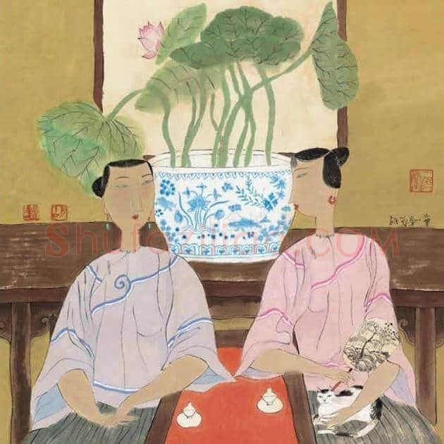 胡永凯作品欣赏-美人依旧 | 书画文摘