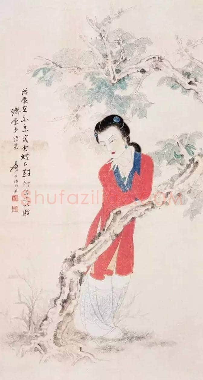张大千笔下的高颜值美女 | 书画资料