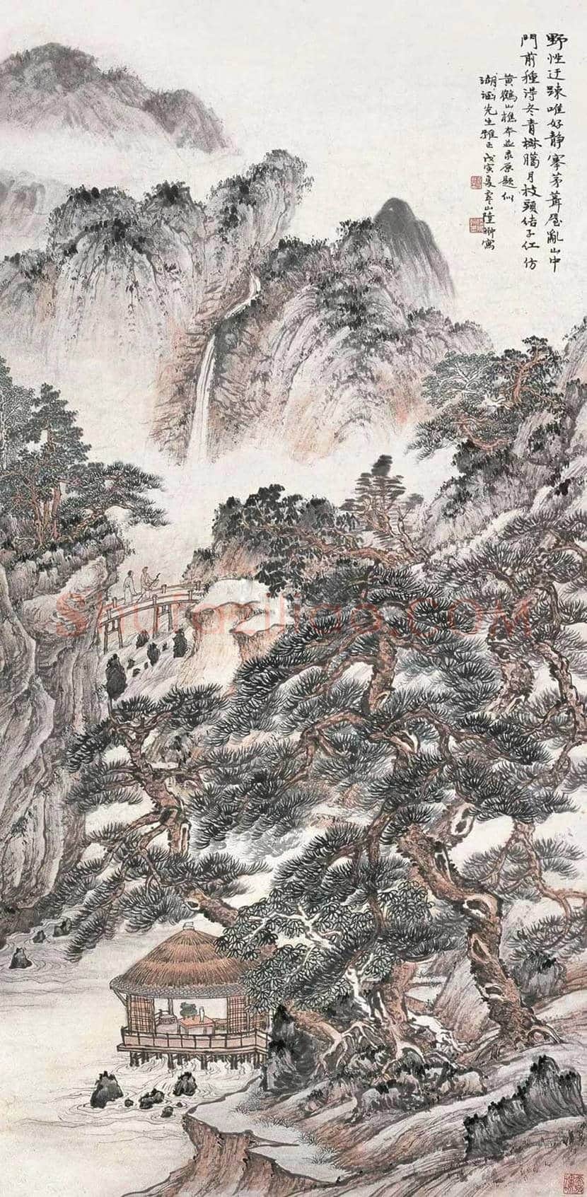 陆抑非山水画作品欣赏 | 书画资料